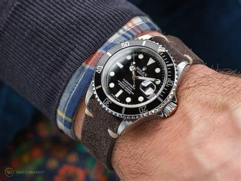 real Rolex submariner strap